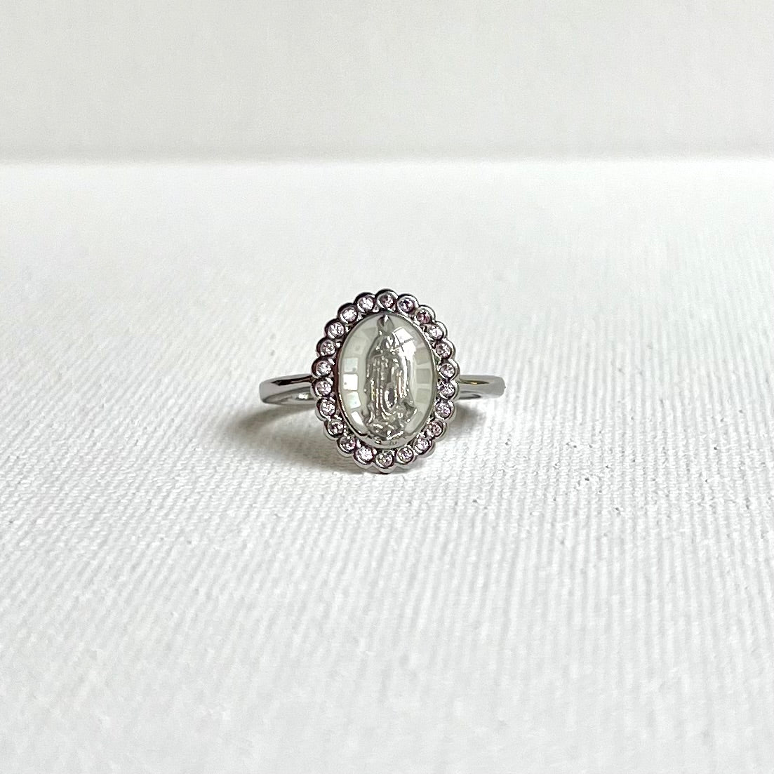 Our Lady of Guadalupe Ring- Silver