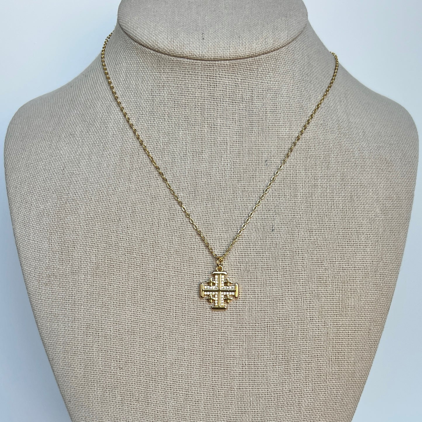 Jerusalem Cross Necklace