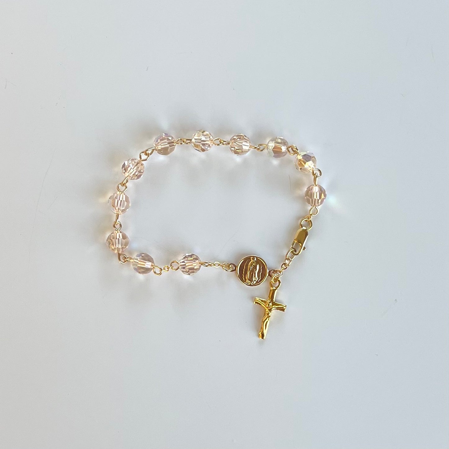 Girl’s Crystal Rosary Bracelet