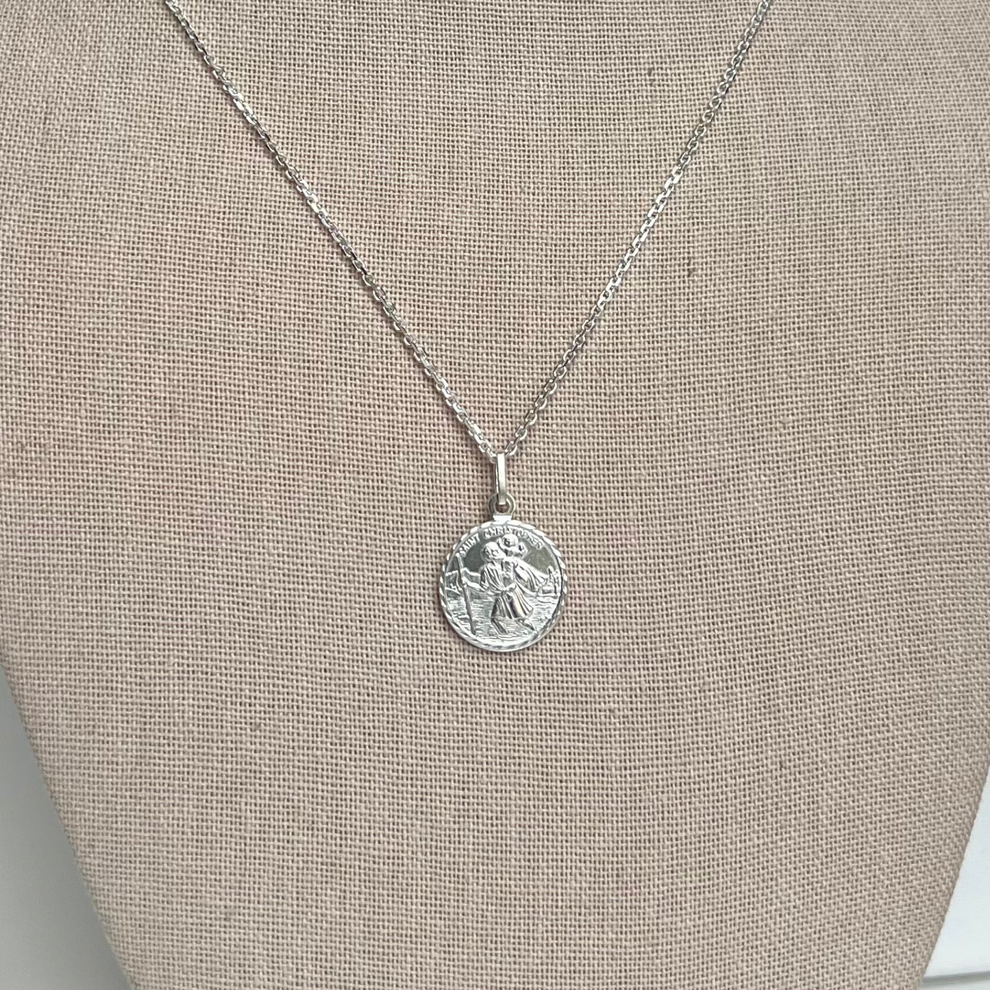 Men’s Saint Christopher Necklace- Sterling Silver