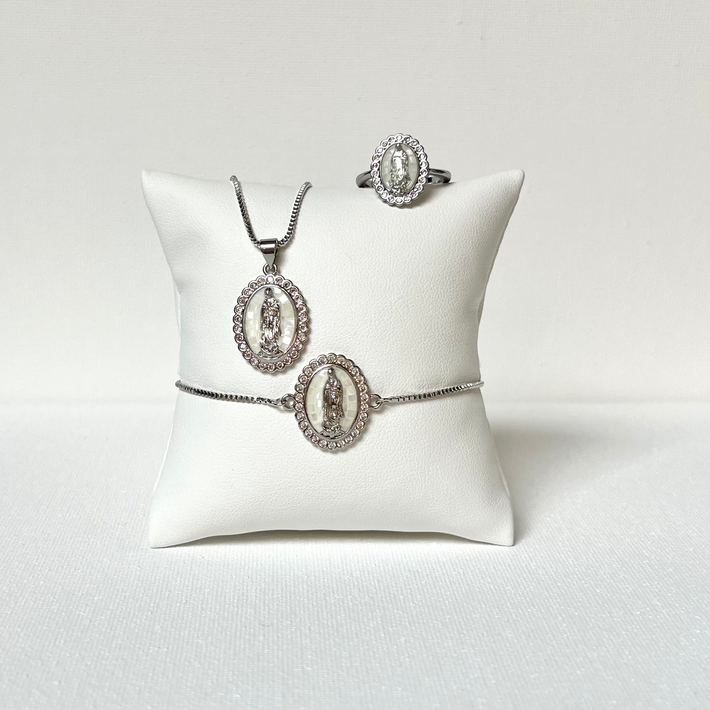 Our Lady of Guadalupe Ring- Silver