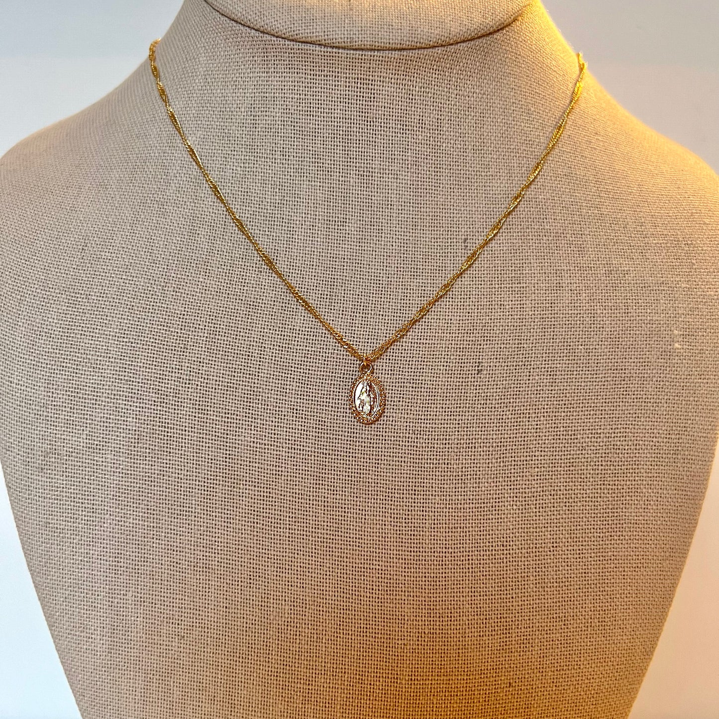 SAMPLE Petite Our Lady of Grace Necklace