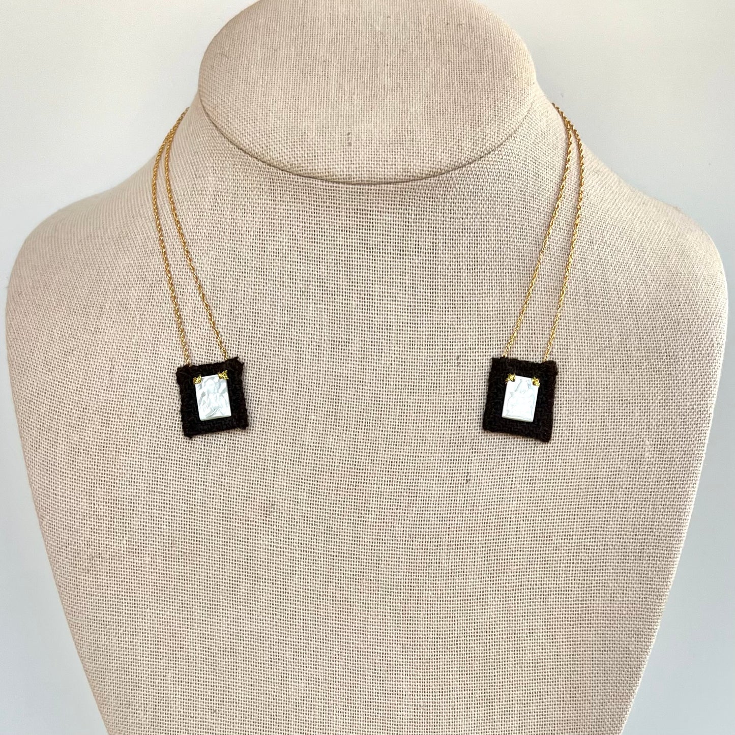 ✨PRE-ORDER✨ Brown Scapular Necklace