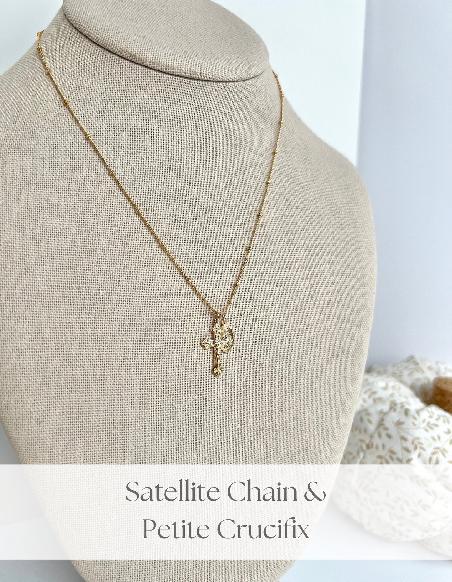✨NEW✨ Petite Crucifix & Miraculous Necklace