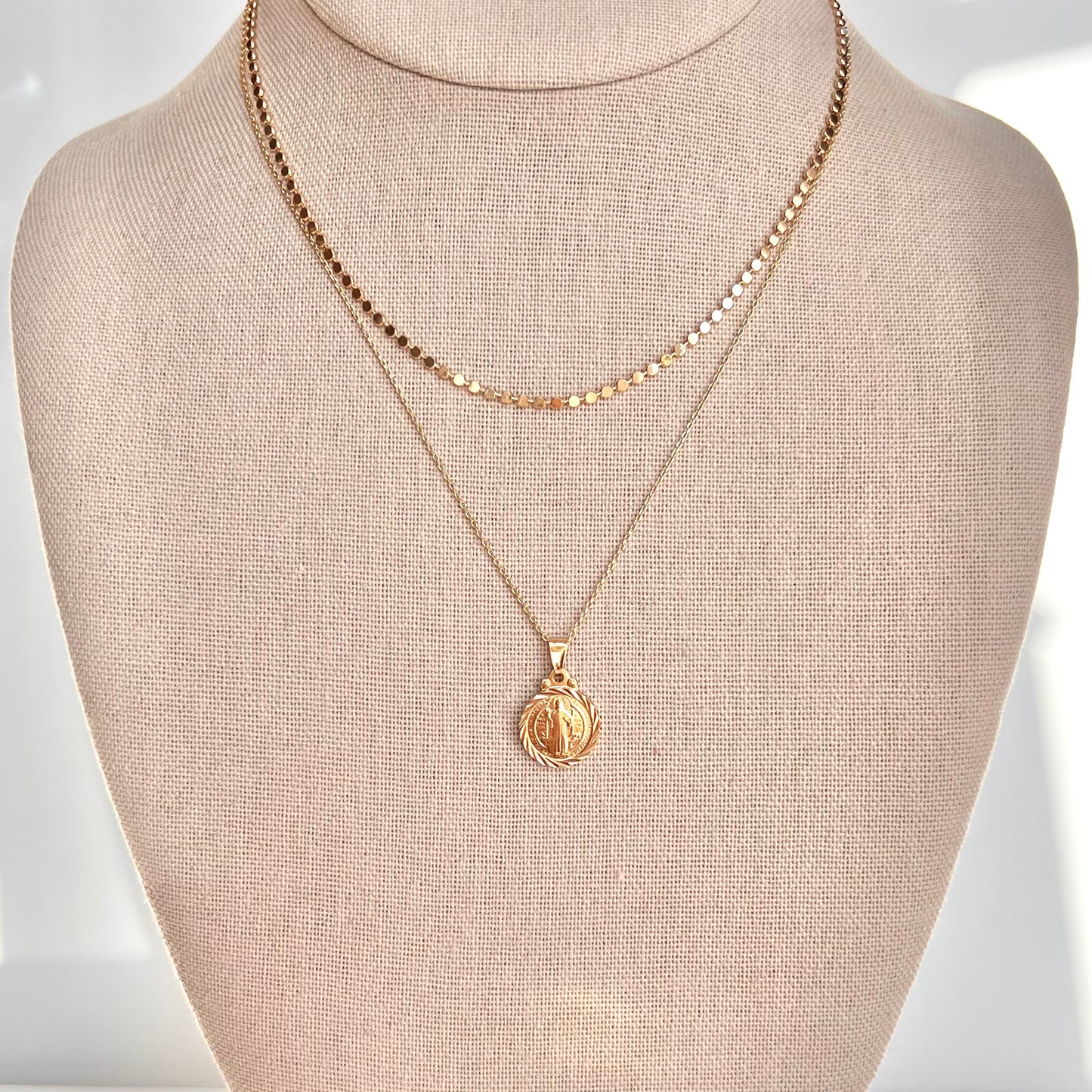 Saint Benedict Necklace Layering Set