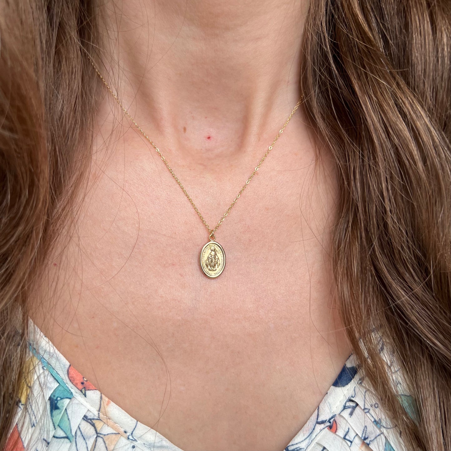 Simply Elegant Miraculous Medal Necklace