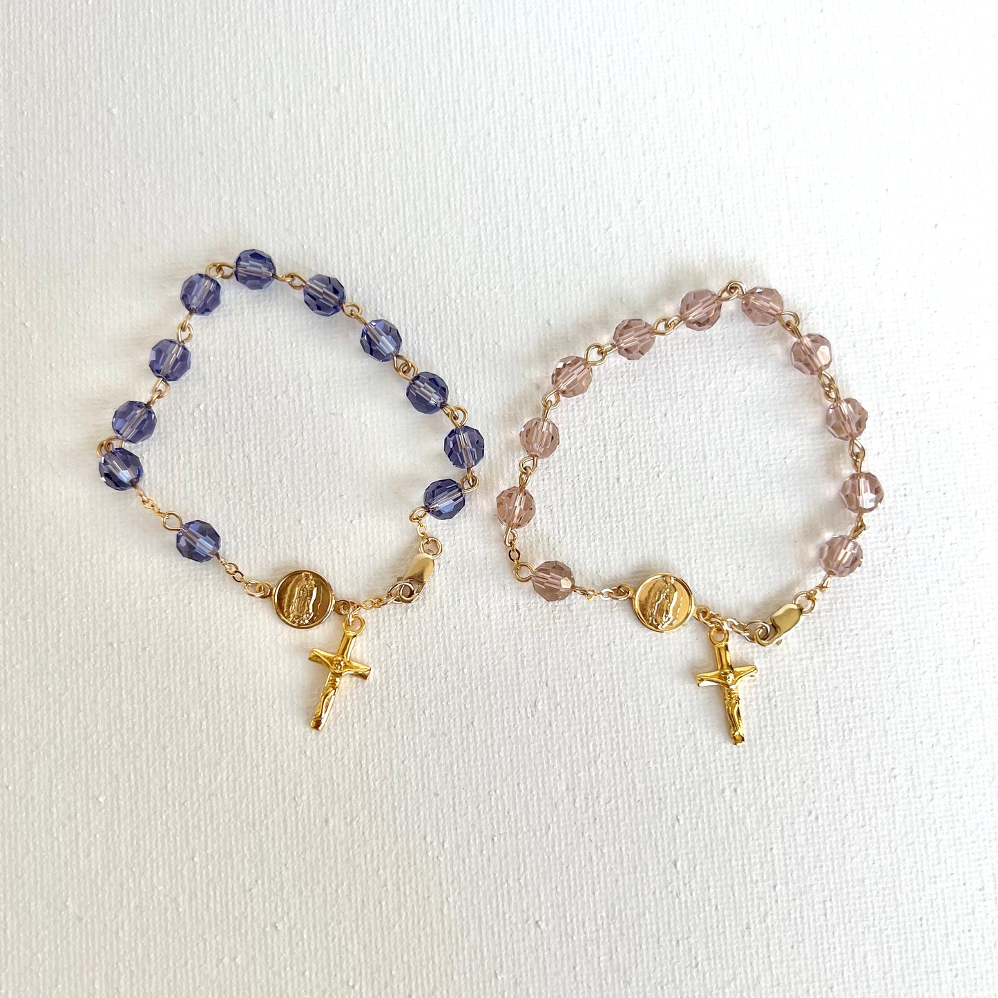Girl’s Crystal Rosary Bracelet