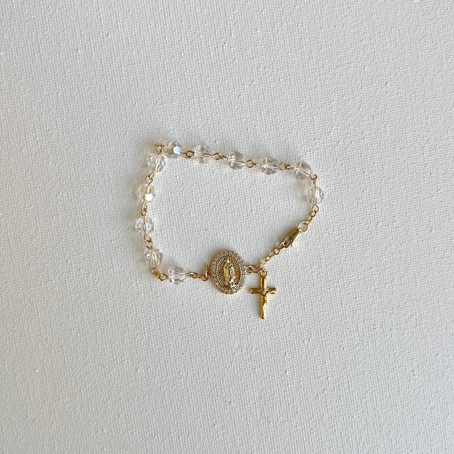 Women’s Crystal Rosary Bracelet
