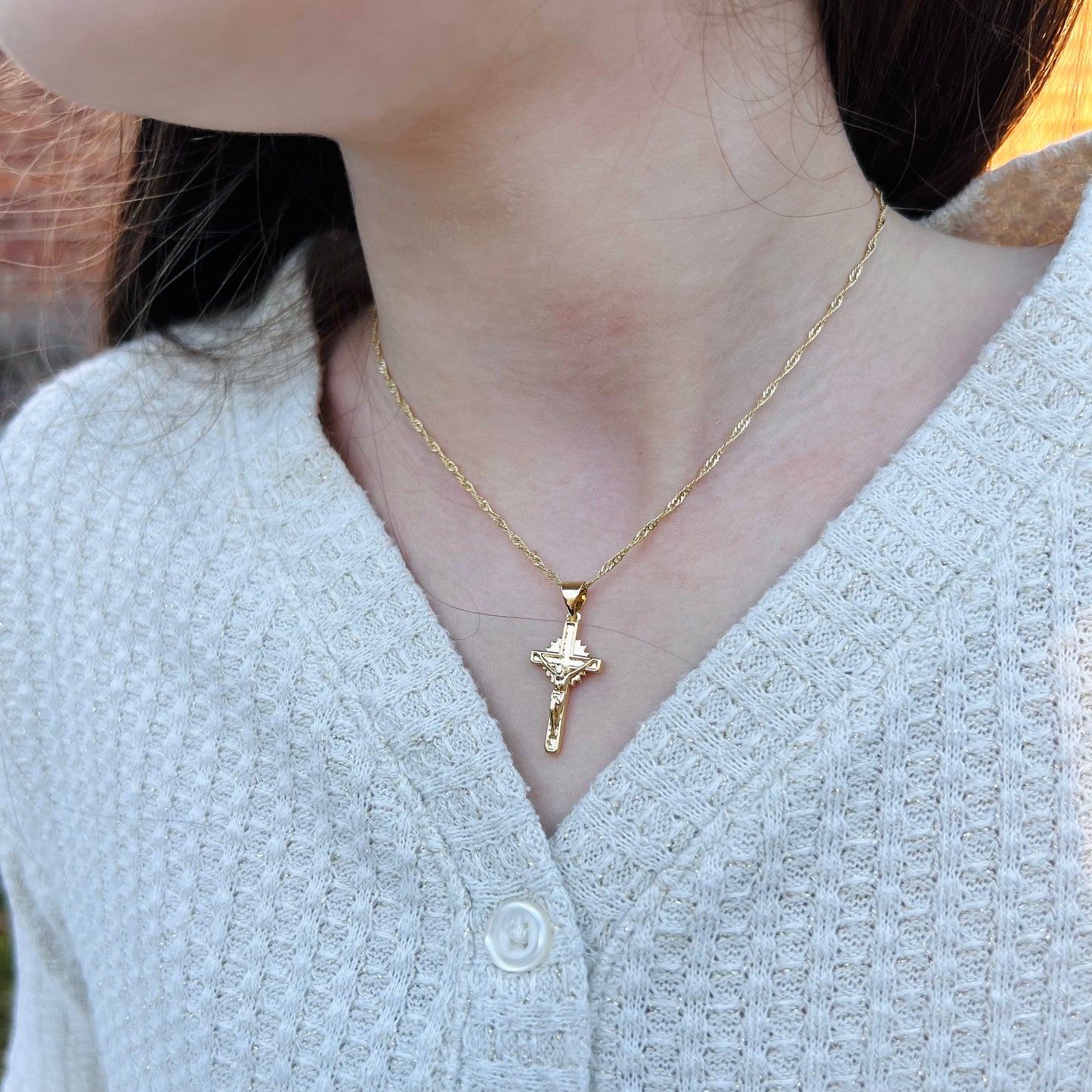 Children's Crucifix Necklace