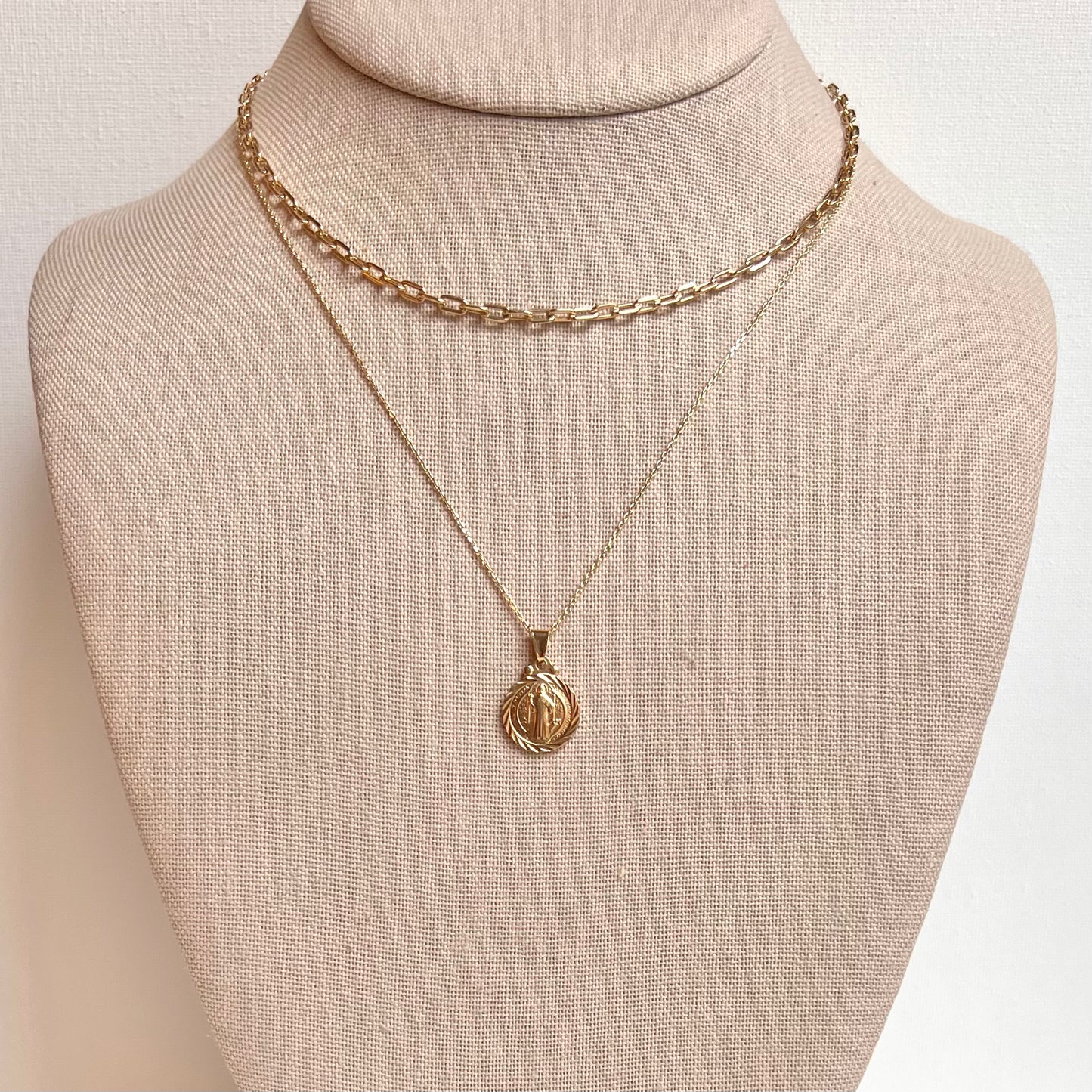 Saint Benedict Necklace Layering Set