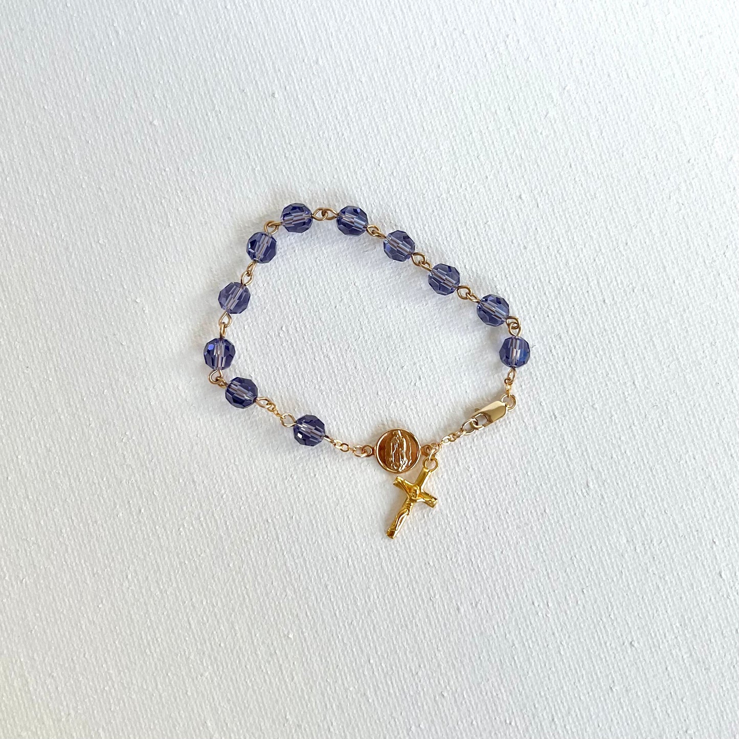 Girl’s Crystal Rosary Bracelet