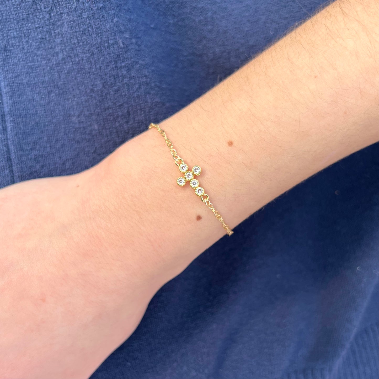 Children's Resurrection Cross Bracelet
