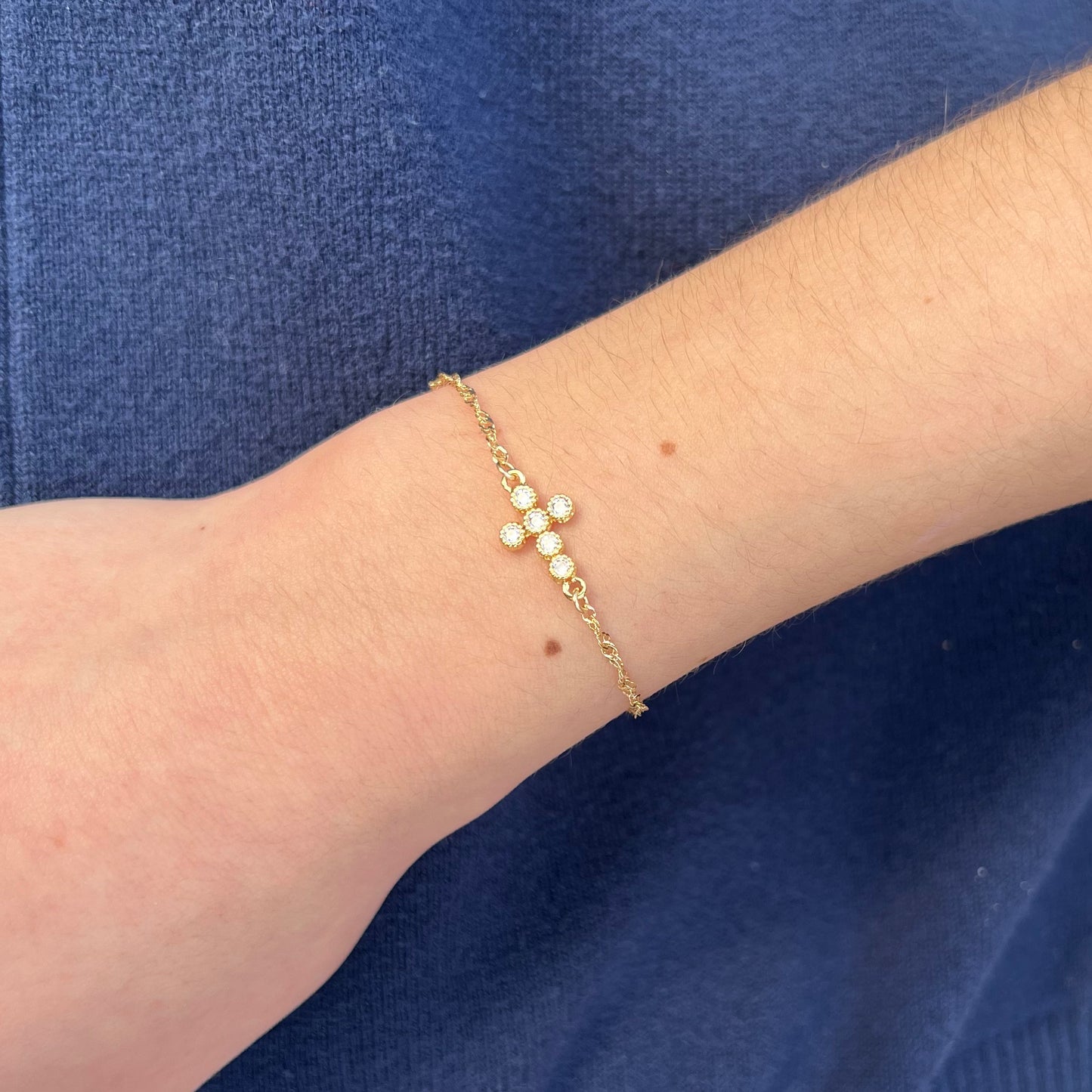 Children's Resurrection Cross Bracelet