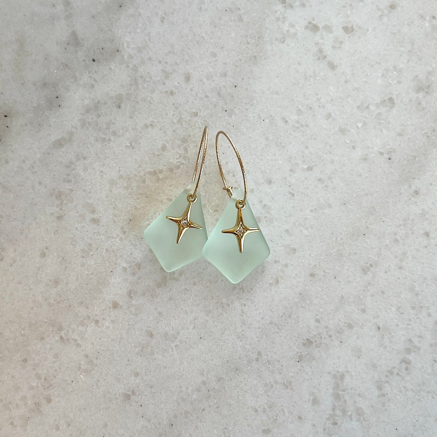 Stella Maris • Our Lady Star of the Sea • Hoop Earrings