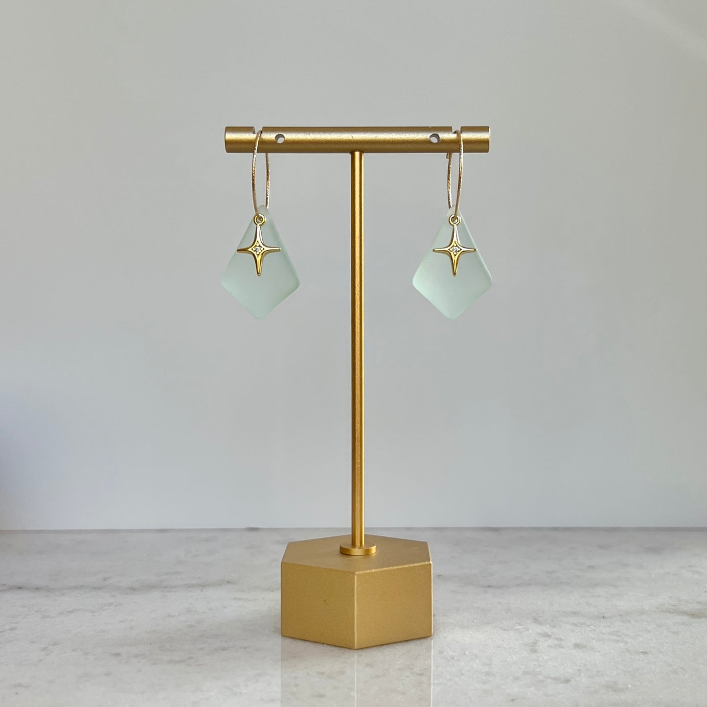 Stella Maris • Our Lady Star of the Sea • Hoop Earrings