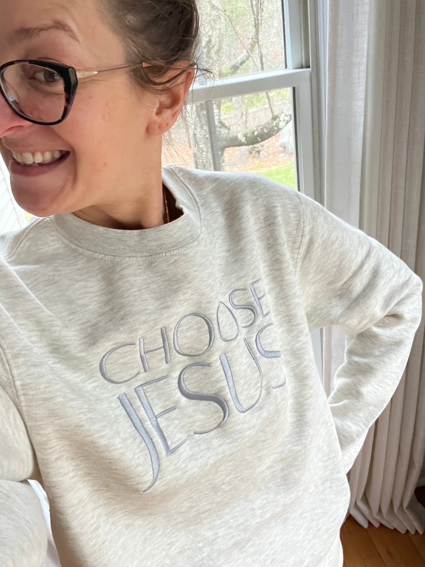CHOOSE JESUS Crew Neck Sweatshirt- Unisex Adult