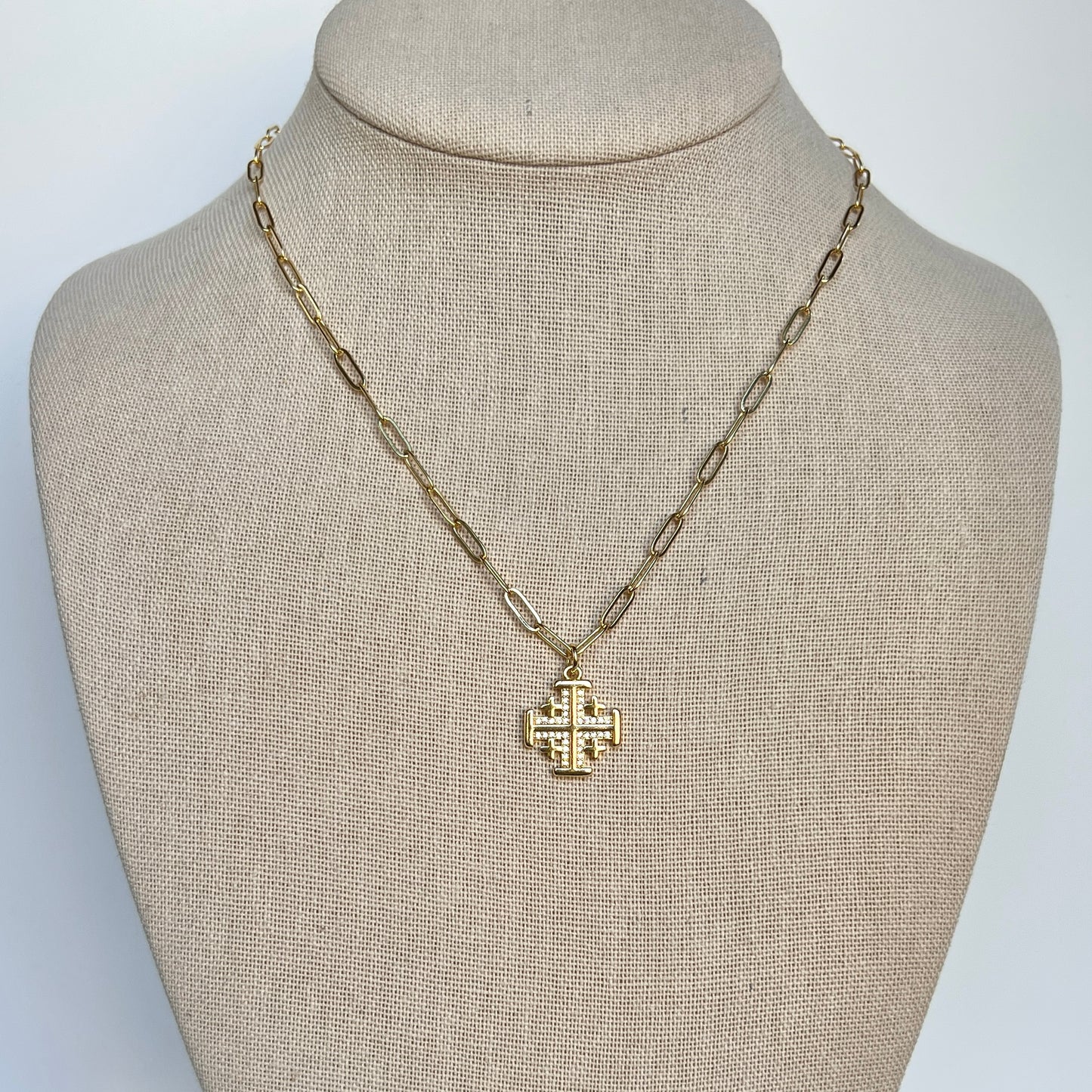 Jerusalem Cross Necklace