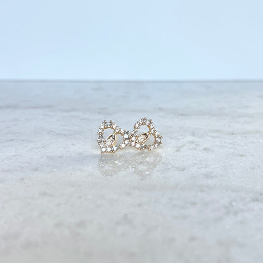 Guadalupe Heart Stud Earrings