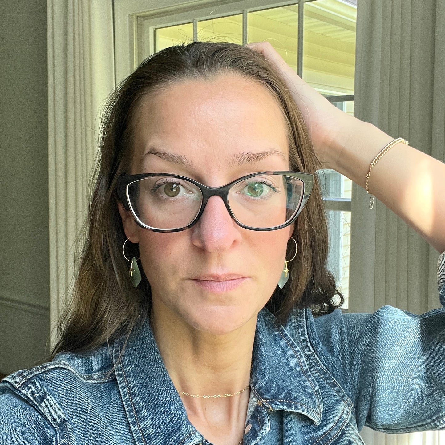 Stella Maris • Our Lady Star of the Sea • Hoop Earrings